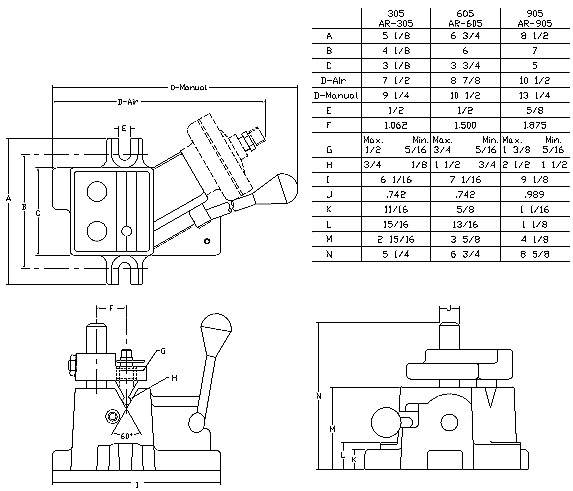 Cross-Hole Jig Dimensions